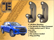 Tank Engineering 4x4 Toyota Hilux Conquest 2" LIFT Rear Leaf Spring Heavy Duty Extended Comfort Shac