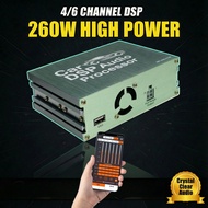 6 Channel DSP Plug & Play Andriod Player Amplifier Car Sound Subwoodfer Power Amplifier