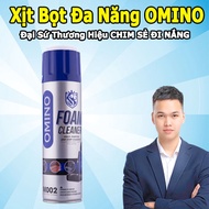 Bình Xịt Bọt Đa Năng OMINO Vệ Sinh Nội Thất 650ml - Ghế Da Ô Tô và Nội thất gia đình- Chính Hãng Omi