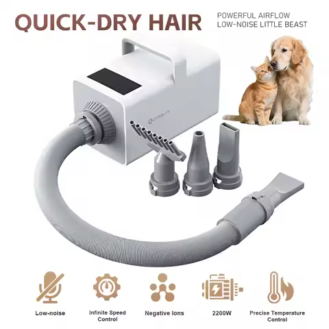 Smart Pet Dryer Quick-Dry Pet Hair Dryer Dog Grooming Blower Machine Cat Hair Dryer Pet Blow Dryer P