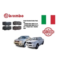 Toyota Hilux 4x4, Hilux KUN26 2.5/3.0 4x4'2011 Brek pad