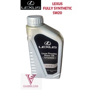 ( 100% ORIGINAL ) LEXUS FULLY SYNTHETIC 5W20 ENGINE OIL ( 1 LITRE )