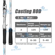(Dikirim Dari Jakarta) Joran pancing kuat 50kg/joran pancing carbon asli kuat/DAIWA Joran Pancing Ca