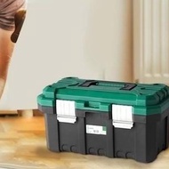 HIJAU SATA Tool Box 05311 SATA 15 INCH Plastic Toolbox Green Black Capacity 70 kg Size 27W x 20D x 1