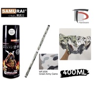 [100% ORIGINAL] SAMURAI WATER TRANSFER FILM (GREEN ARMY CAMO) WFJ006+ WATER FILM ACTIVATOR 400ML