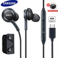 Original Samsung Type C AKG Earphone Εarpiece for Galaxy Note 10+ Note 20 S22 Ultra S21 S20 FE A73 A53 In-Ear Headphones Earbuds Wired Mic Volume Control USB C Headset