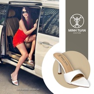 Modern and stylish 9cm high heel sandals in 4 colors GU 008 - 09 women's shoes