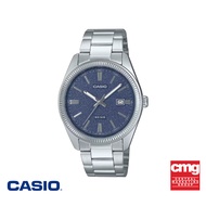CASIO นาฬิกาข้อมือ รุ่น MTP-1302DA-2A1VDF สายสแตนเลสสตีล สีน้ำเงินเข้ม