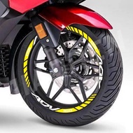 Sticker Rim Honda ADV 160 New 1 set Front Rear Honda adv 160 rim sticker adv 150 decals front and ba