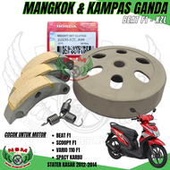 1 Set 2 item kzl Kampas ganda beat f1 + mangkok ganda scoopy f1 / spacy f1 / beat f1 stater kasar