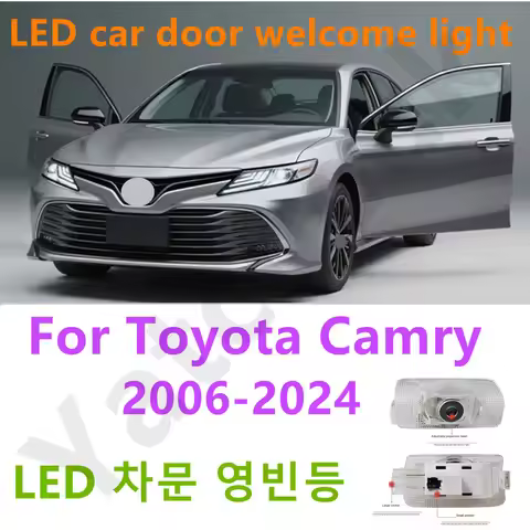LED Car Door Atmosphere Lamp Projector Accessories Suitable For Toyota Camry 40 XV40 50 XV50 70 XV70