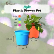 <Greenheavenz>  BAB RD170 - 5 Pcs Garden Plastic Planter Pot Pasu