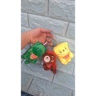 Stuffed animals hanging bags or gift keychains from Lays
