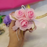 1pcs Event Corsage Ready Stock Bunga Rewang 3bunga Kendarat VIP Bunga Kendarat