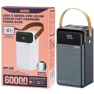 Remax Rpp-566 80000Mah Pd20W+Qc22.5W Cabled Fast Charging Power Bank 80000Mah Portable Container Bat