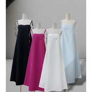 [HCMC EXPRESS] [Real photo] Beautiful multi-colored stylized 2-strap maxi dress with loose form that