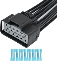 WPT928 Heated Cooled Seat Module Connector Plug Pigtails Wiring Harness fit for 2003-2019 Ford F150 