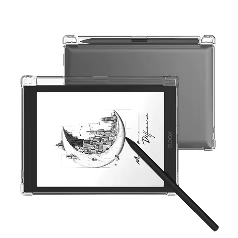 1x W/Pen Slot TPU Cover For Onyx Boox Tab8/8C MiniC Nova Air S C 7.8'' Soft Shockproof Protective Sk