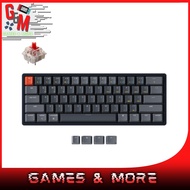Keychron K12 60% Layout RGB Aluminum Hot-Swap Mechanical Keyboard (Wireless) - Gateron Red - K12-J1