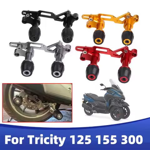 For Yamaha Tricity 125 155 300 Tricity300 Motorcycle Accessories Muffler Falling Protection Exhaust 