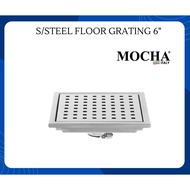 MOCHA MFG6662 6" x 6" Floor Grating Stainless Steel 304 Anti smell Floor Trap Anti odour Floor Drain