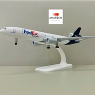 Model Airplane MD-11 Global Transport Company FedEX Express 20CM High Quality Alloy Scale 1:400 Beau