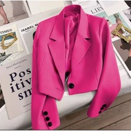 Crop Blazer Korean Blazer/ Women's Cropped Blazer/ Women's Blazer Blazer for Women