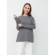 Naeva Longsleeve Top Dk. Grey Grey