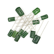 50ชิ้นตัวเก็บประจุฟิล์มโพลีเอสเตอร์100V 1nF 1.5nF 100nF 2A471J 2A102J 2A222J 2A392J 2A332J 2A472J 2A