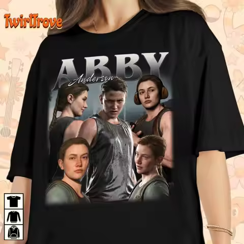 Limited Abby Anderson The last of Uss Vintage T-Shirt Gift For Women and Man Unisex T-Shirt 90s Vint