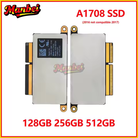 2016 2017 Laptop SSD Solid State Disk For MacBook Pro 13" A1708 SSD 128GB 256GB 512GB