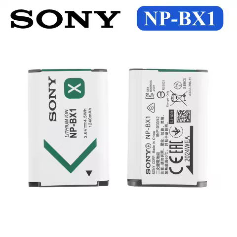 Original NP-BX1 Battery for Sony NP-BX1 NP BX1 Battery HX300 HX400 HX50 HX60 GWP88 AS15 WX350 DSC RX
