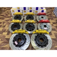 AP Racing Brake Caliper CP7600 4Pot For Honda City Gm6 and Honda Jazz Gk5 Brake Disc 285mm