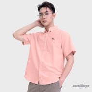 GALLOP : OXFORD CASUAL SHIRT เสื้อเชิ๊ตแขนสั้น รุ่น GW9031 สี Patel Orange – ส้มพาสเทล / ราคาปกติ 14