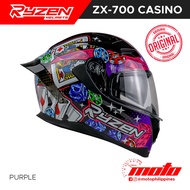 RYZEN ZX-700 Casino Full Face Dual Visor Helmets