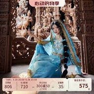 十三余小豆蔻儿[迪士尼茉莉公主-茉莉的宝盒]刺绣异域风服装女夏 飞毯 M