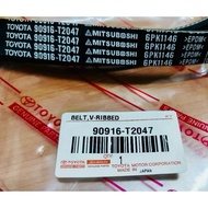 Toyota Fan Belt 90916-T2047 for Toyota Vios NCP151 NSP151 2NRFE 2016 Peugeot 307 SW (6PK1146)