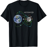 Artemis Ii Mission Patch Style Space Exploration Rocket T-Shirt