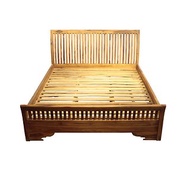 【吉迪市100%全柚木家具】UNC1-62J 柚木雙人床架組 床組 床架