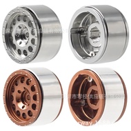 Silver Beaded Shoes4PCS“Reinforced Steel Rim24SCX Metal Lock Axial CNC1/1.0Concrete Wheel Rim24 Y7OI
