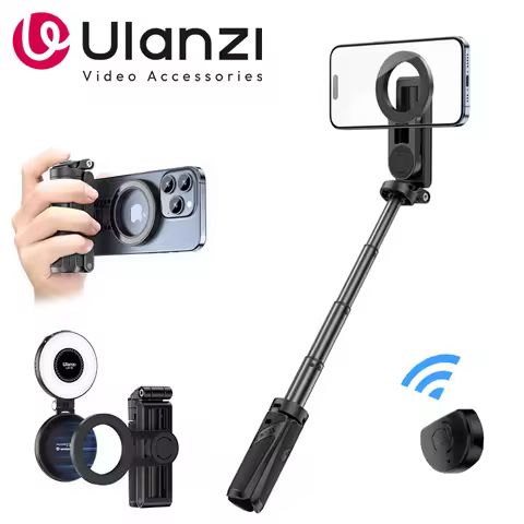 Ulanzi JJ03 Magnetic Bracket Magsafe Selfie Stick For iPhone 17 Dedicated Selfie Tool Travel Shootin