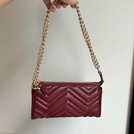 Hot Style #2018X 11 x 3.5cm#高品质3色wave化妆包,, Ladies Fashion Thick Chain Clutch Bag, Underarm Bag#847#5