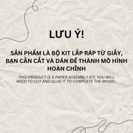 Boeing 787-9 Air Canada Assembly Paper Model - MohinhgiayVN