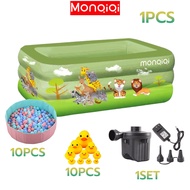 MonQiQi 1.2m Kolam Renang Anak Jumbo Petak Karet Bahan Tebal Kolamrenang Anak Besar Murah Inflatable