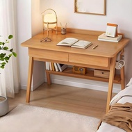 Spellbeautiful℠ Study Table Solid Wood Double Drawer Desk 80cm Computer Table