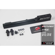 READY STOCK KTUNED FUEL RAIL HONDA CIVIC D15 D16 CIVIC DSERIES SET FUEL REGULATOR AEM METER SARD RAC