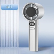 全城熱賣 - 120檔高速手持變速小風扇 Type-C線充電 渦輪暴力風扇(白色) [平行進口]