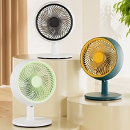 台扇搖頭辦公室案頭臺式電風扇家用小型空氣迴圈臥室電扇大風力