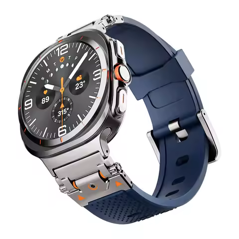 Stainless steel watch strap Bayer TPU 8Classic men's sports watch strap suitable for Samsung Watch U