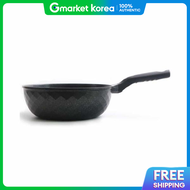 Induction Gungjung Pan 22cm Induction Wok Coated Frying Pan Stir-Fry Pan Coated Pan